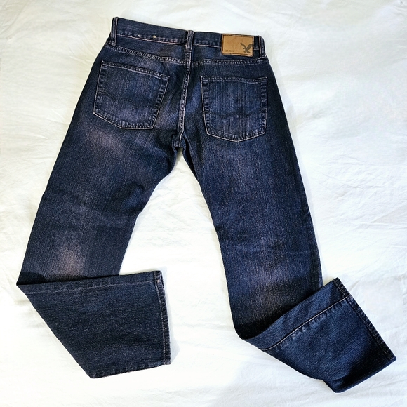 AMERICAN EAGLE Mens Dark Blue Jeans Slim Straight 29 x 30 Excellent Condition - Picture 7 of 7